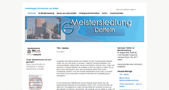 Desktop Screenshot of meistersiedlung.de